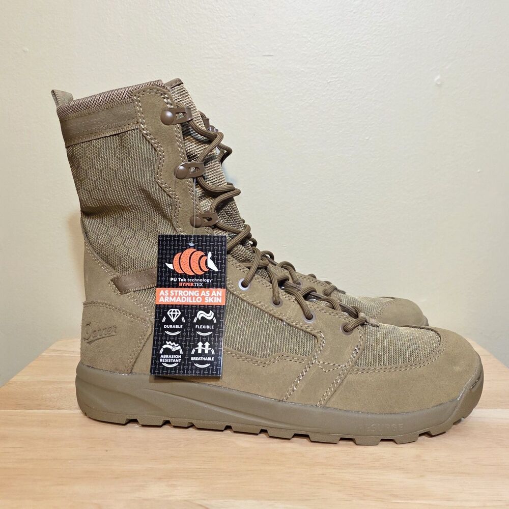 Danner Resurgent Military Coyote Brown 8" Tactical Boots 50110 Men's Size 11.5